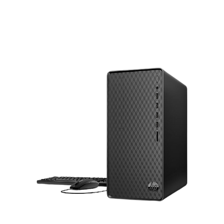 HP M01-F0026na Desktop PC, AMD Ryzen 5 Processor, 8GB RAM, 1TB HDD + 256GB SSD, Jet Black