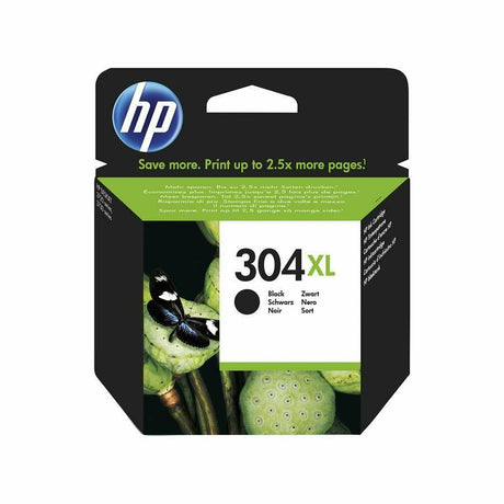 HP 304XL Black Ink Cartridge N9K08AE 6 ml - Black