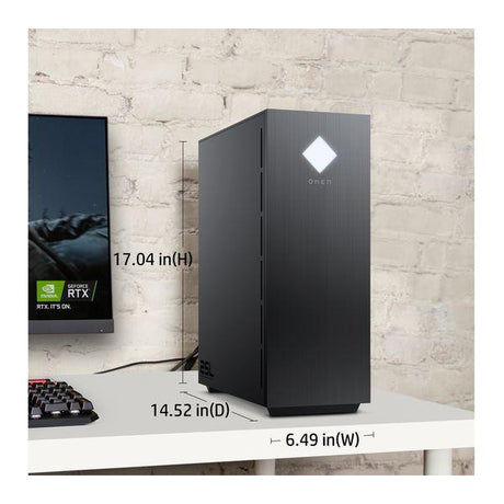 HP OMEN 25L Gaming PC - Intel Core i5, GTX 1660 Super, 2 TB HDD & 256 GB SSD, 9ZA30EA#ABU