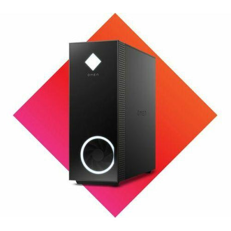 HP OMEN 30L Gaming PC - AMD Ryzen 7 RX 5700, 2TB HDD & 512GB SSD, Black - 9YX60EA