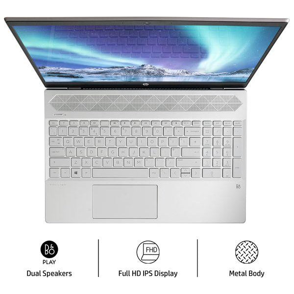 HP Pavilion 15-cw1500sa 15.6" Laptop - AMD Ryzen 3, 256 GB SSD, 4GB RAM, 6TC71EA#ABU - Silver