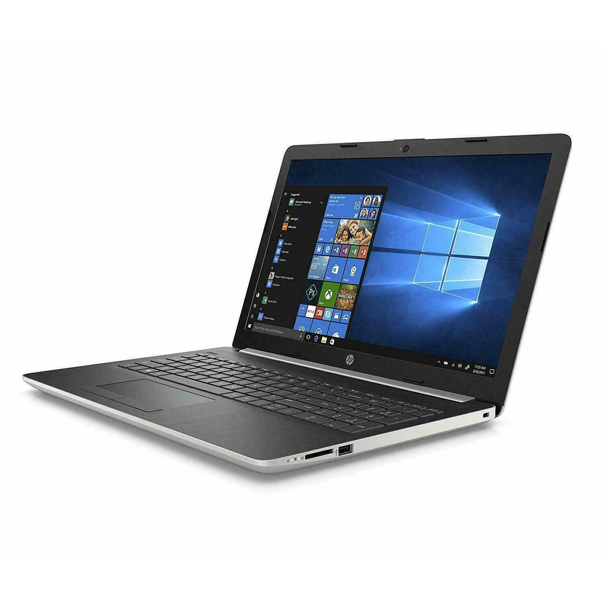 HP Pavilion 15-DA0511SA 15.6" Intel Core i3-7020U 4GB RAM, 1TB HDD, Silver