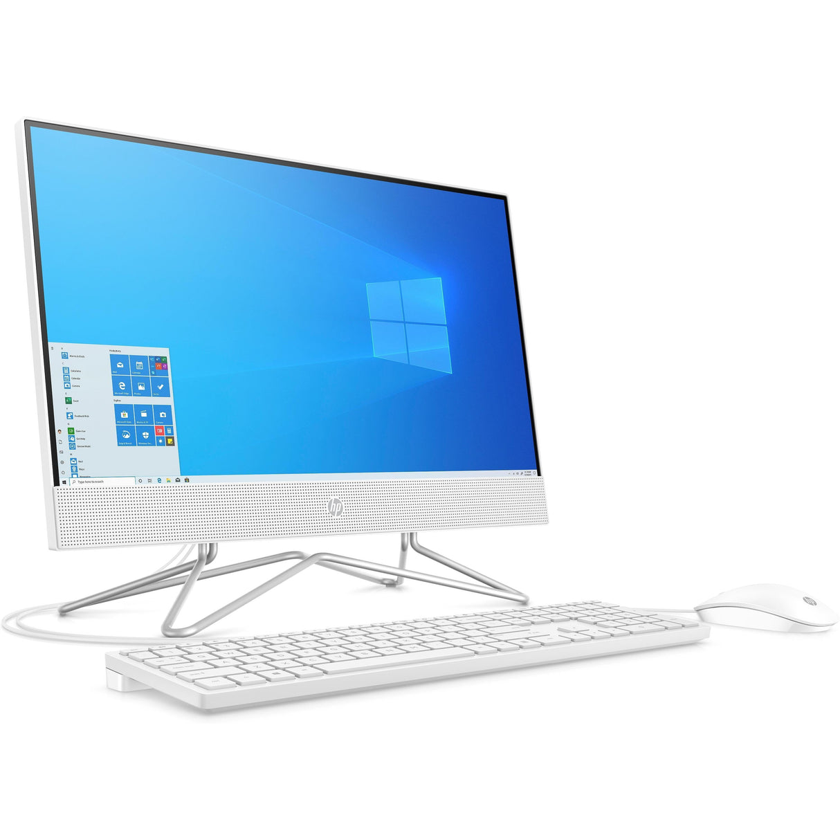 HP 22-df0018na 21.5" All-in-One PC - AMD Ryzen 3, 256 GB SSD, Full HD Display, White