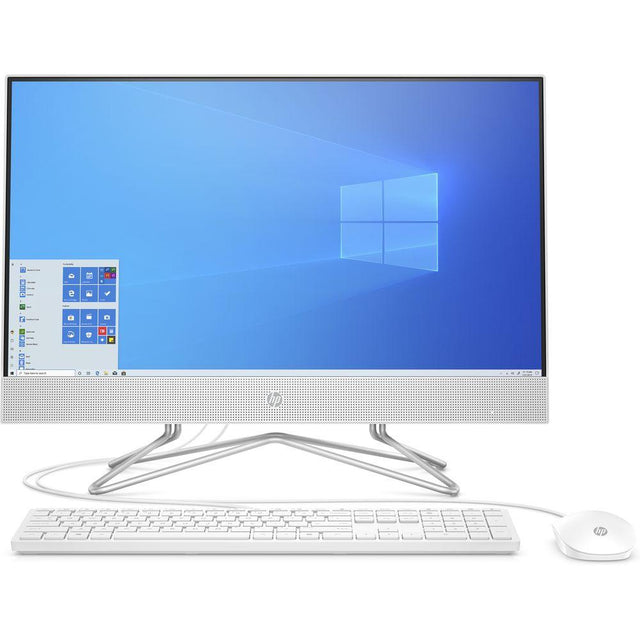 HP 22-df0018na 21.5" All-in-One PC - AMD Ryzen 3, 256 GB SSD, Full HD Display, White