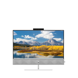 HP Pavilion 27-d0010na All-in-One Desktop PC, Intel Core i7 Processor, 16GB RAM, 512GB SSD, 27" Full HD, Snowflake White