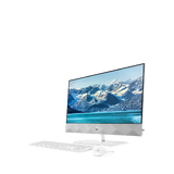 HP Pavilion 27-d0010na All-in-One Desktop PC, Intel Core i7 Processor, 16GB RAM, 512GB SSD, 27" Full HD, Snowflake White