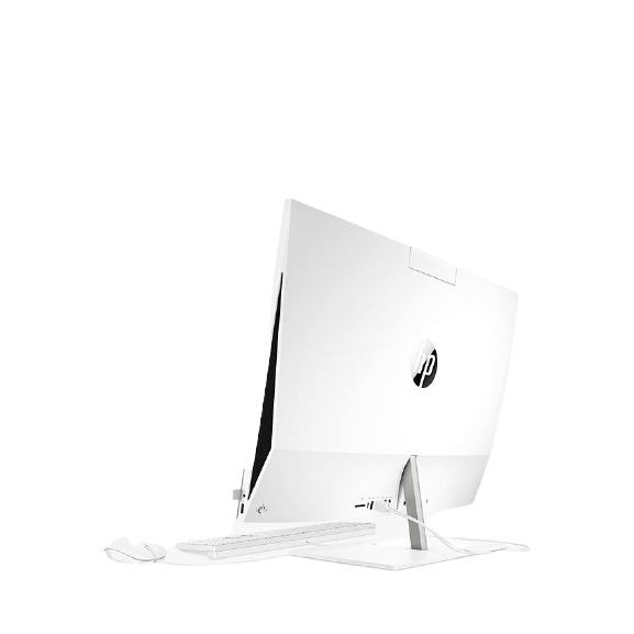 HP Pavilion 27-d0010na All-in-One Desktop PC, Intel Core i7 Processor, 16GB RAM, 512GB SSD, 27" Full HD, Snowflake White