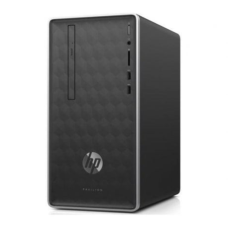 HP Pavilion 590-p0038na Desktop PC, AMD Ryzen 5, 8GB RAM, 2TB HDD, Black