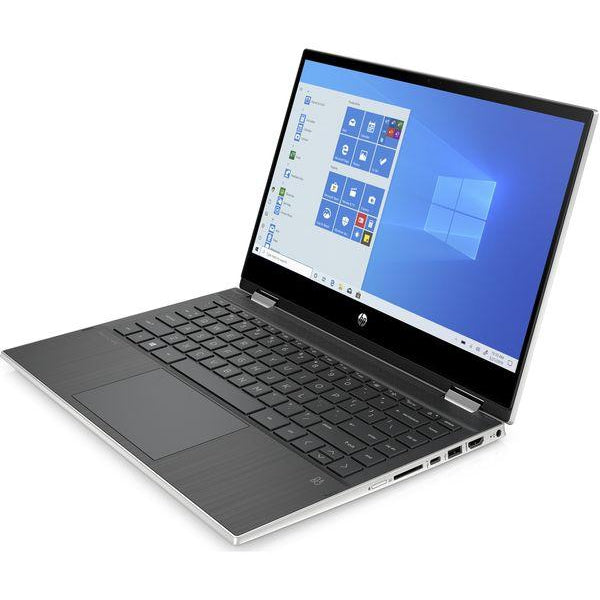 HP Pavilion x360 14" 2 in 1 Laptop, Intel Core i3, 4GB RAM, 256 GB SSD, Silver (1E0Q6EA#ABU)
