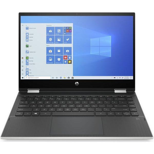 HP Pavilion x360 14" 2 in 1 Laptop, Intel Core i3, 4GB RAM, 256 GB SSD, Silver (1E0Q6EA#ABU)