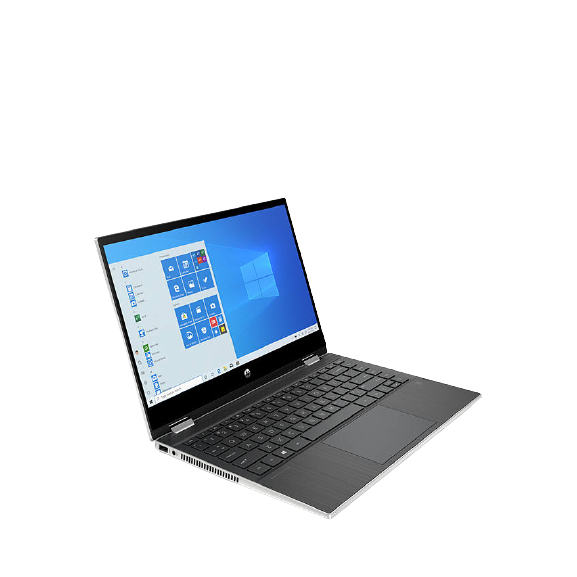 HP Pavilion x360 14-dw0021na Laptop, Intel Core i5, 8GB RAM, 512GB SSD, 14", Silver - Refurbished Good