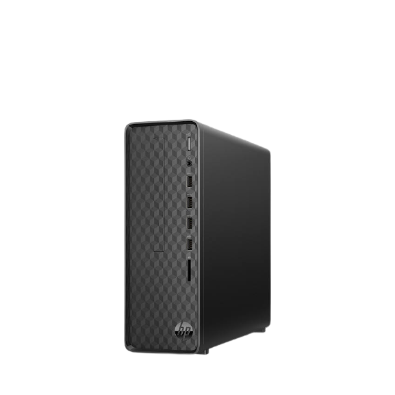 HP Slim S01-aF0008na Desktop PC, AMD Athlon Processor, 8GB RAM, 1TB HDD, Jet Black