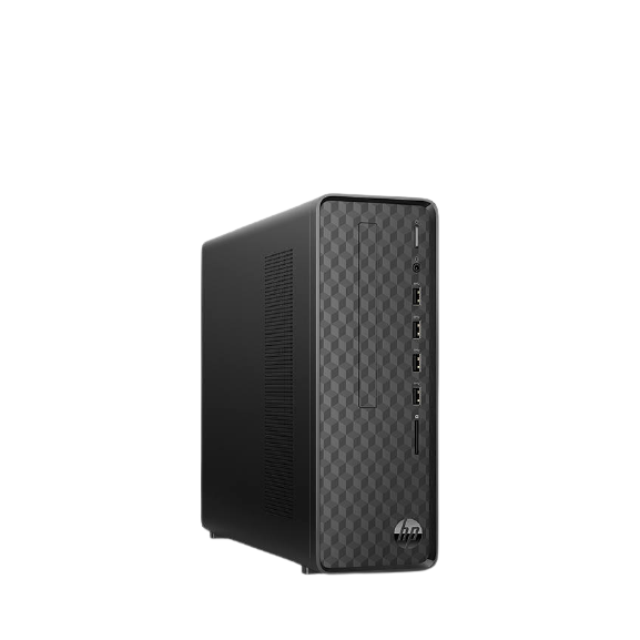 HP Slim S01-aF0008na Desktop PC, AMD Athlon Processor, 8GB RAM, 1TB HDD, Jet Black