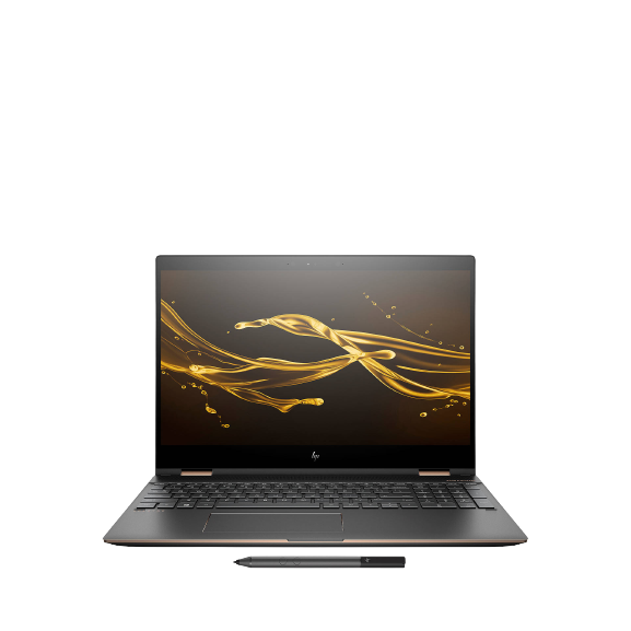 HP Spectre 15-ch005na Laptop, 3DL07EA#ABU Intel Core i7, 8GB RAM, 512GB M.2 SSD, Radeon RX Vega M, 15.6”, 4K Ultra HD, Dark Ash Silver