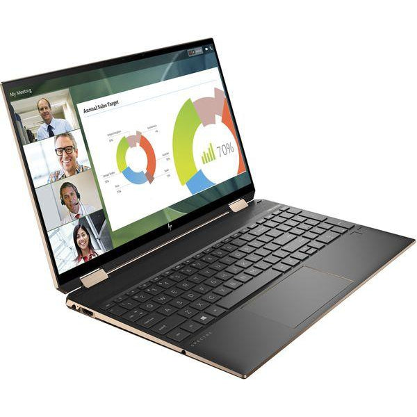HP Spectre x360 15.6" 2 in 1 Laptop - Intel Core i7, 512GB SSD, 16GB RAM, Black - 3B130EA#ABU