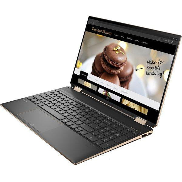 HP Spectre x360 15.6" 2 in 1 Laptop - Intel Core i7, 512GB SSD, 16GB RAM, Black - 3B130EA#ABU
