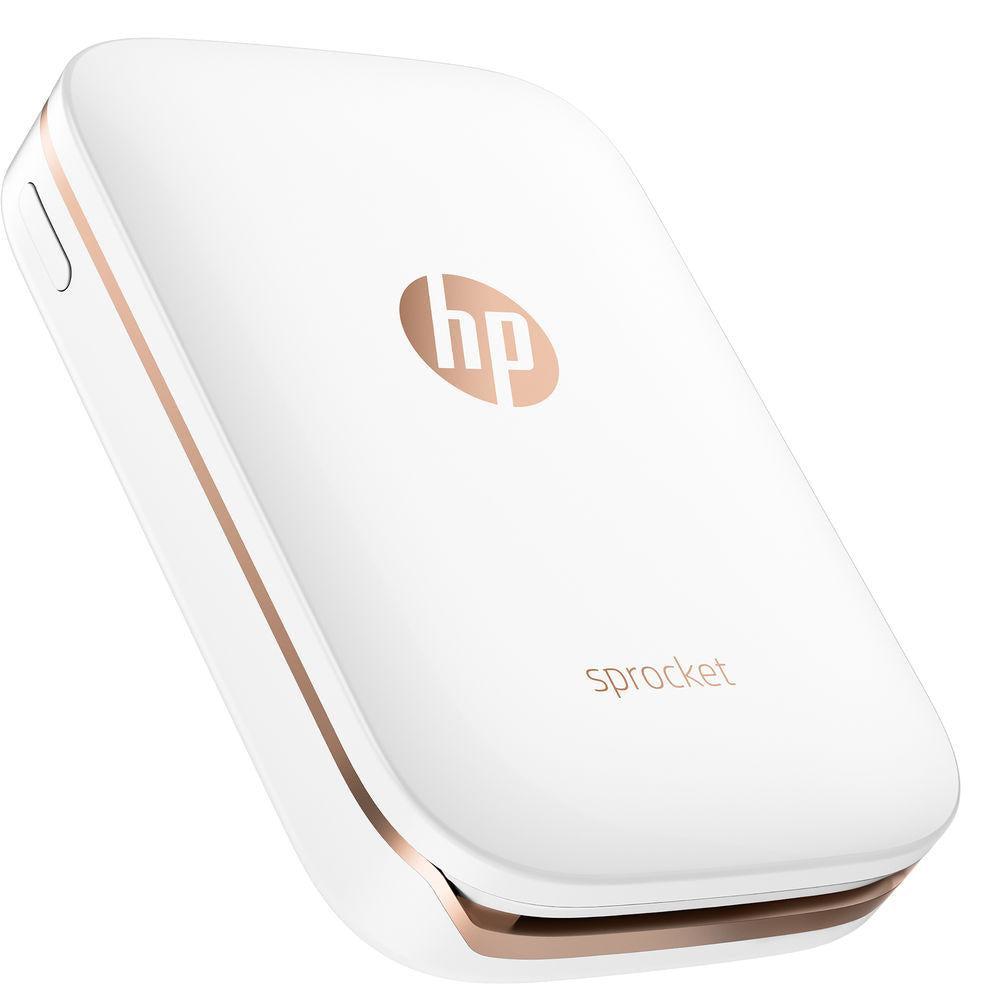 HP Sprocket Photo Printer White and Rose Limited Edition