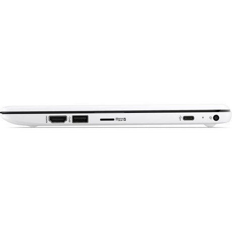HP Stream 11-AK0512SA 11.6" Laptop, Intel Celeron, 4GB RAM, 64 GB eMMC, White (3A0G4EA#ABU)