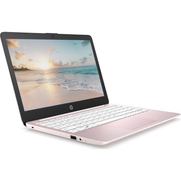 HP Stream 11-AK0514SA 11.6" Laptop, Intel Celeron, 4GB RAM, 64GB eMMC, Pink (3A0G8EA#ABU)