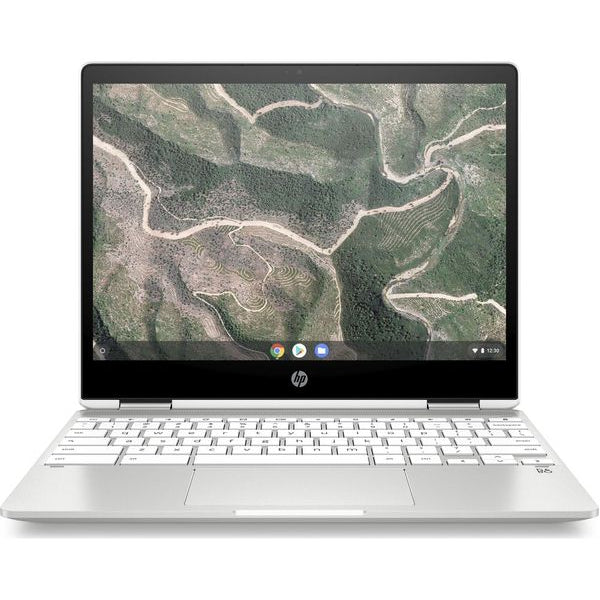 HP x360 12B-CA0500NA 12" Chromebook, Intel Celeron, 4GB RAM, 64GB SSD, Silver