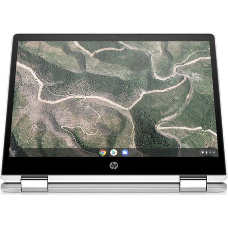 HP x360 12B-CA0500NA 12" Chromebook, Intel Celeron, 4GB RAM, 64GB SSD, Silver