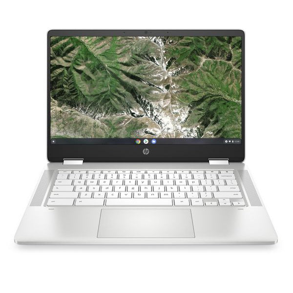 HP x360 14" 2 in 1 Chromebook - Intel Pentium, 4GB RAM, 64 GB eMMC, White 340P6EA#ABU