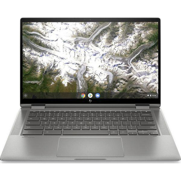 HP x360 14" 2 in 1 Chromebook, Intel Pentium Gold, 64 GB eMMC, 4GB Ram, 133U7EA#ABU, Silver
