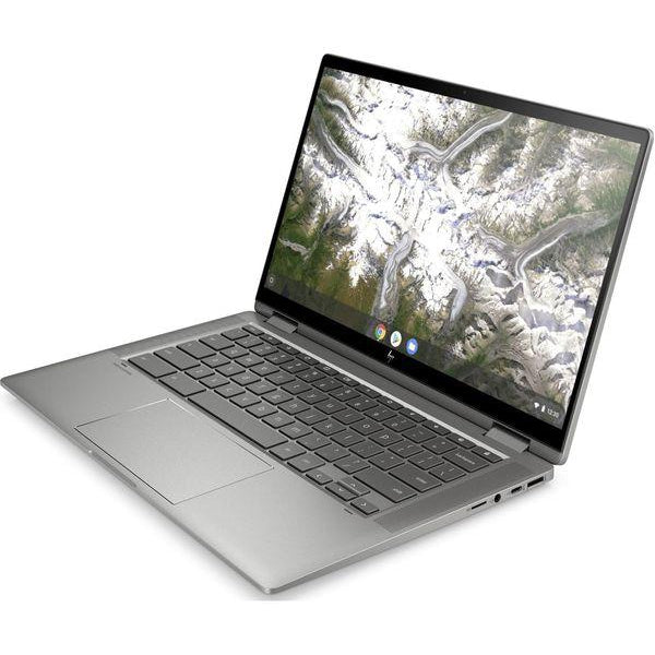 HP x360 14" 2 in 1 Chromebook, Intel Pentium Gold, 64 GB eMMC, 4GB Ram, 133U7EA#ABU, Silver