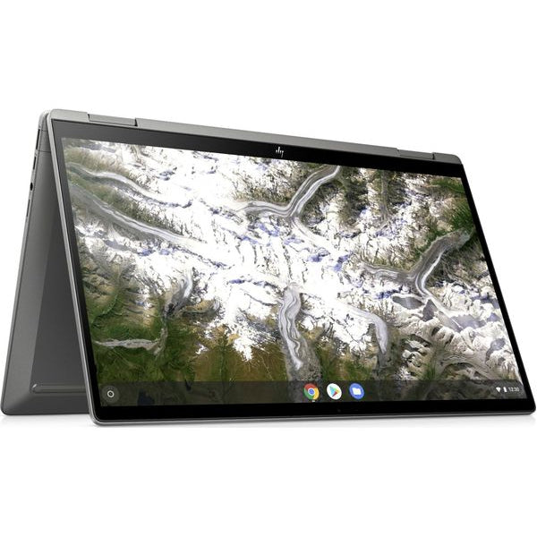 HP x360 14" 2 in 1 Chromebook, Intel Pentium Gold, 64 GB eMMC, 4GB Ram, 133U7EA#ABU, Silver