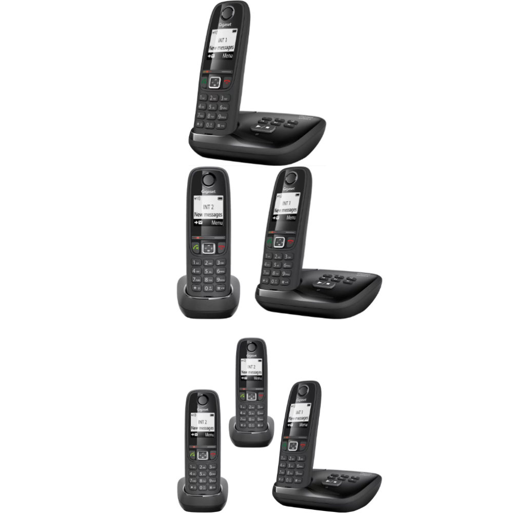 Gigaset AS405A - Advanced Cordless Home Phone - Single / Duo / Trio