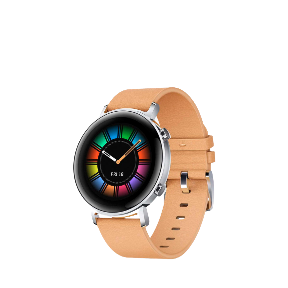 Huawei Watch GT 2 Smart Watch with GPS, 42mm, Gravel Beige