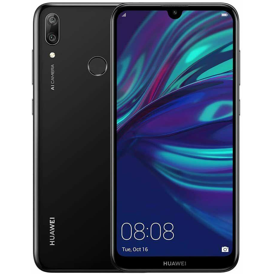 HUAWEI Y7 2019 32GB 4G LTE Android Smartphone Black/Red/Aurora (Refurbished) UK