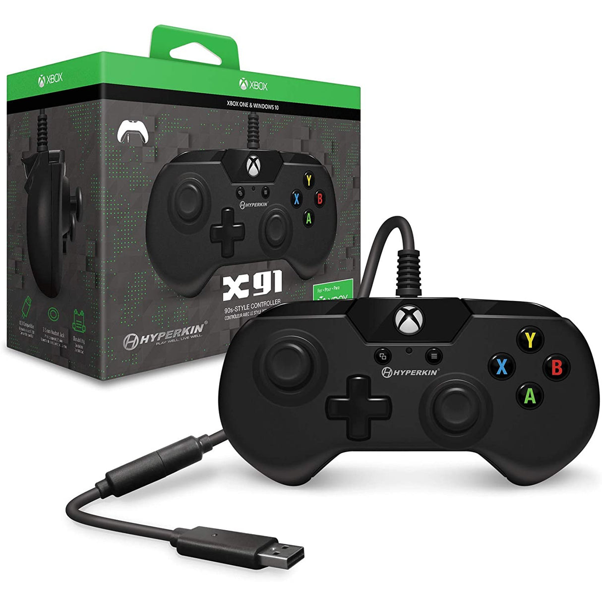 Hyperkin X91 Wired Controller For Microsoft Xbox One and PC