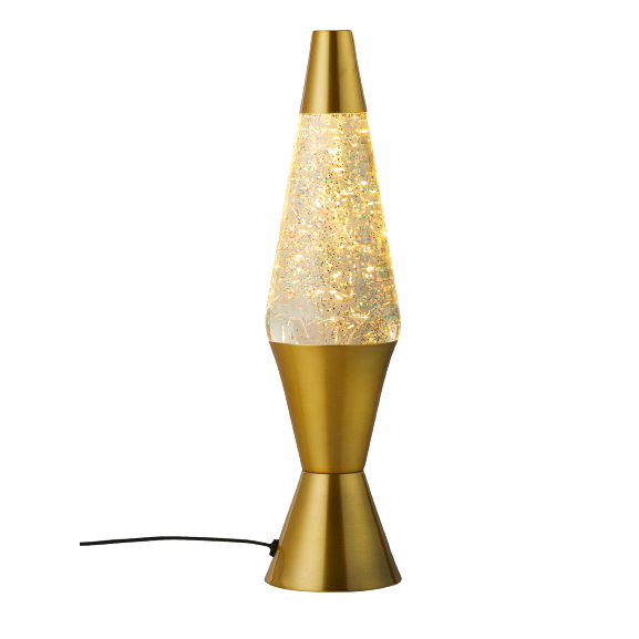 Schylling Classic Lava Lamp - Gold / Glitter