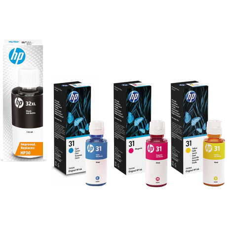 HP 32XL Ink Set For HP Smart Tank