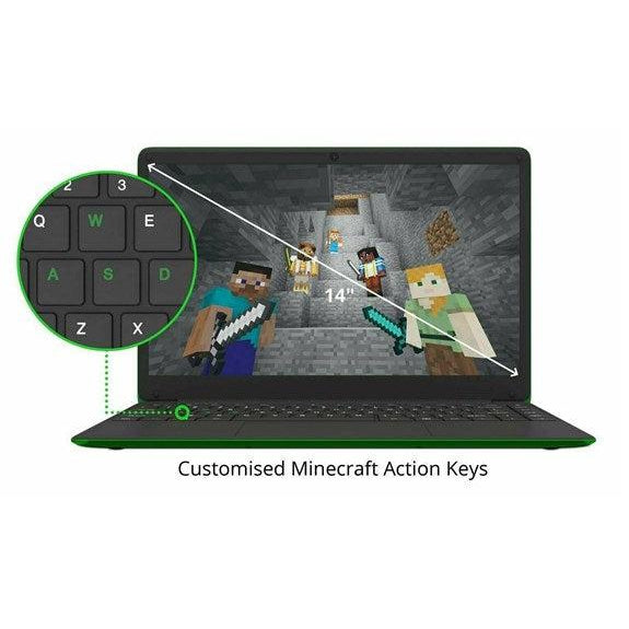 HYPA Play14 Minecraft 14in Pentium 64GB Laptop