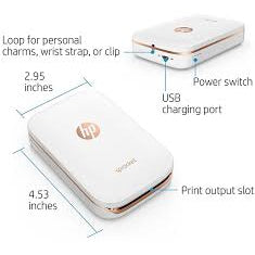 HP Sprocket Photo Printer White and Rose Limited Edition