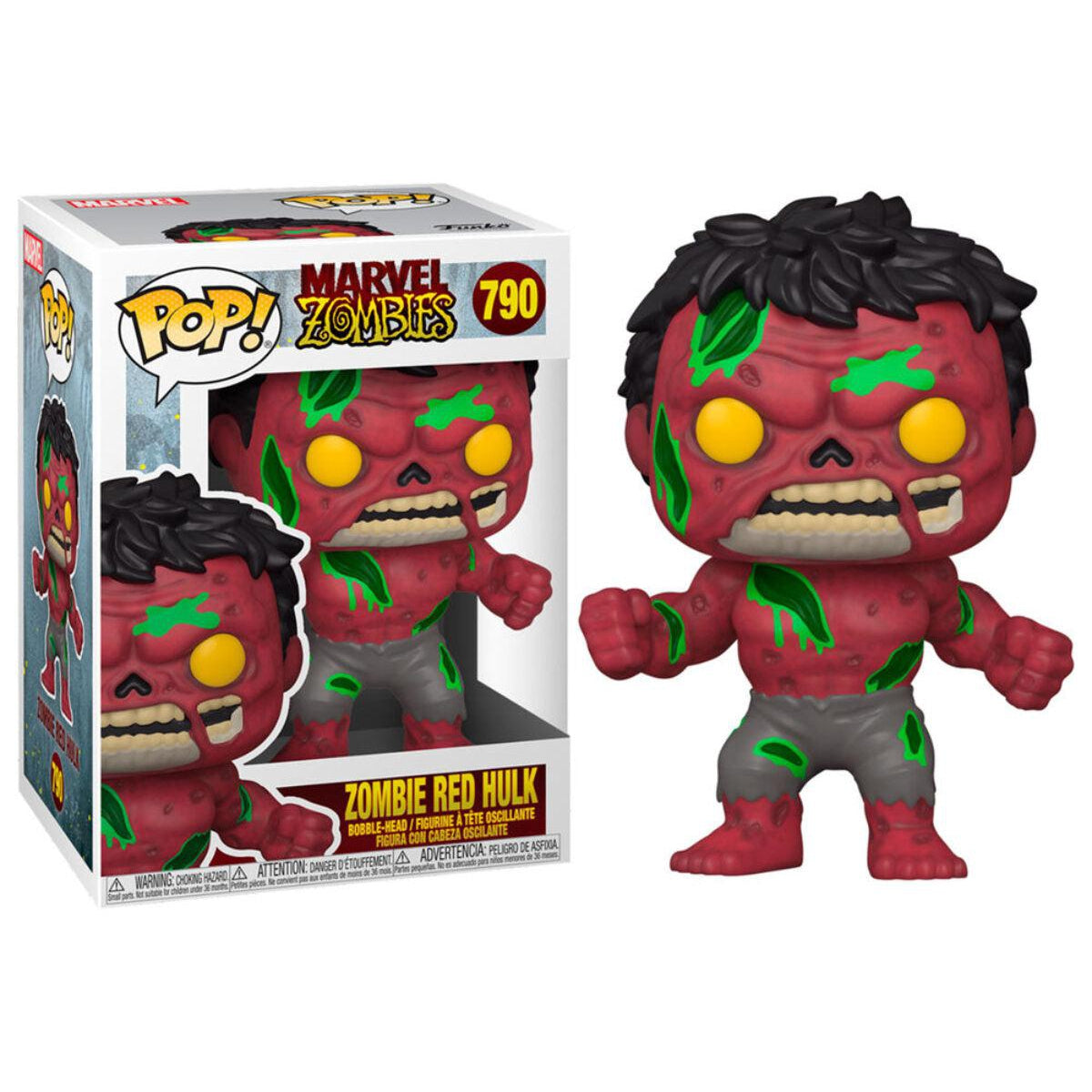 Funko Pop! 790 Marvel Zombies Red Hulk Collectible Toy