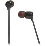 JBL T110 Wired In-Ear Headphones with JBL Pure Bass Sound and Microphone - Black