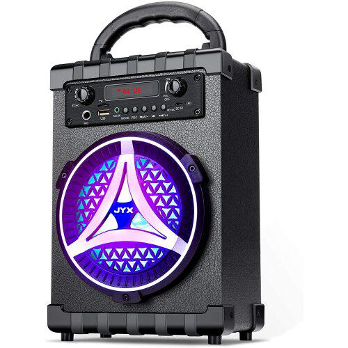 JYX Portable Karaoke Machine Bluetooth Speaker with Light