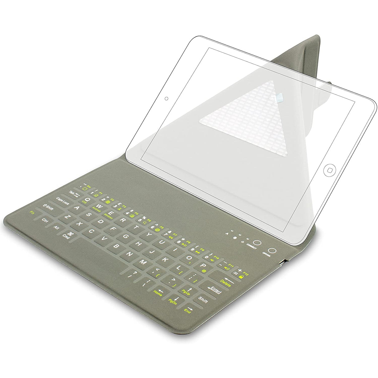 Kit Magnetic Bluetooth Keyboard Case for 9-10 Inch Tablets, Foldable Stand iPad Case