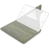 Kit Magnetic Bluetooth Keyboard Case for 9-10 Inch Tablets, Foldable Stand iPad Case