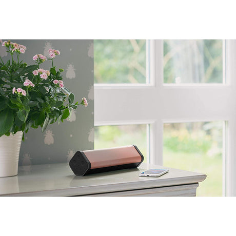 KitSound Boombar 2 + Bluetooth Portable Speaker - Rose Gold