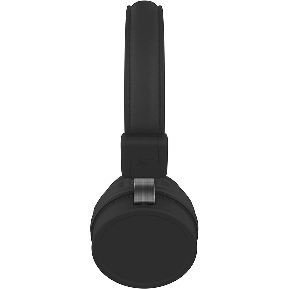 KitSound Brooklyn Lightweight Foldable Wired On-Ear Headphones, Black