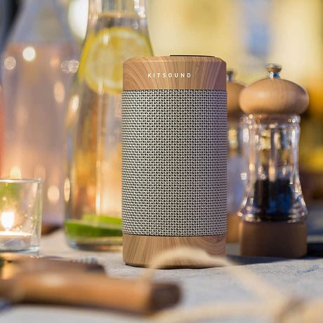 KitSound Diggit 55 Portable Bluetooth Speaker - Brown