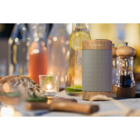 KitSound Diggit 55 Portable Bluetooth Speaker - Brown