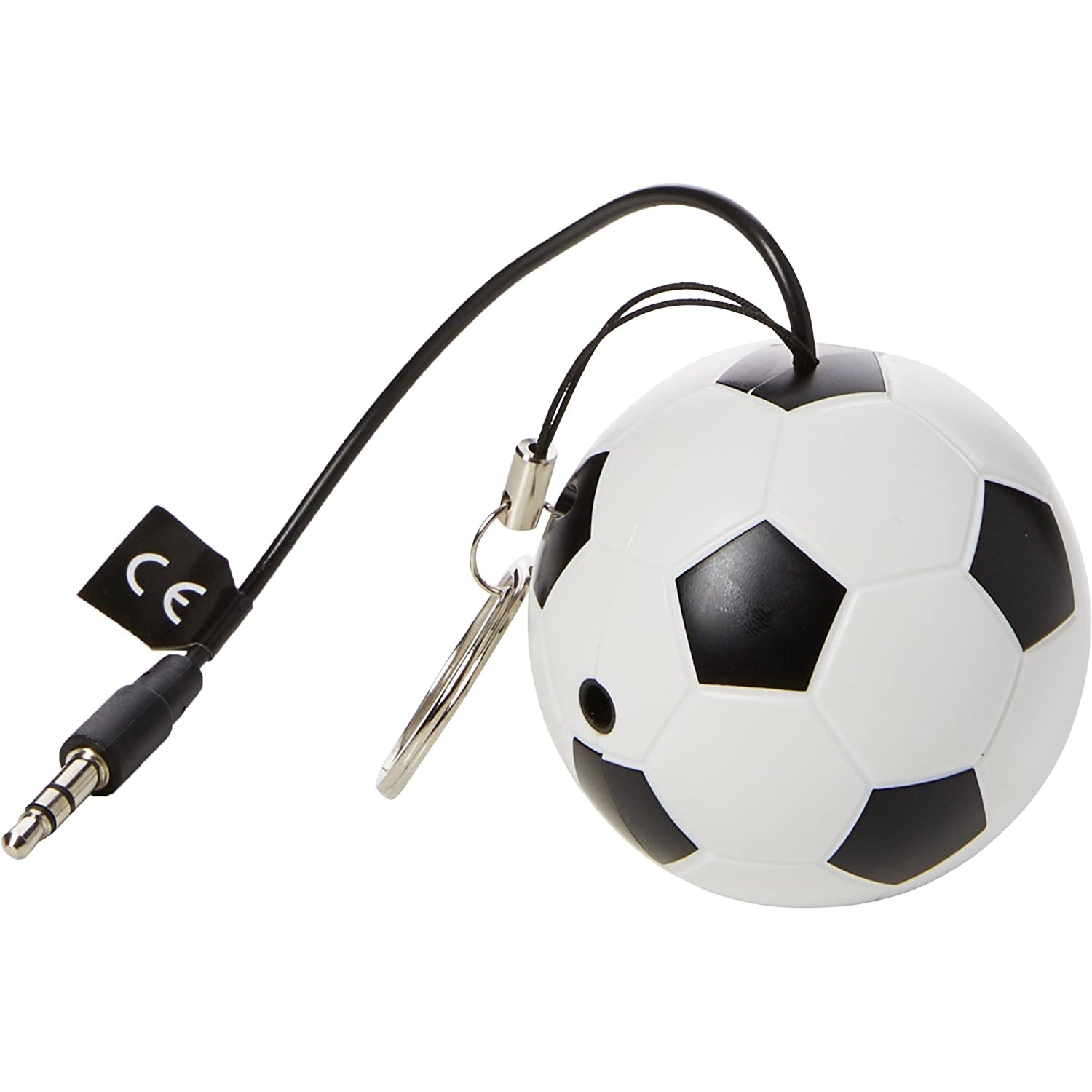 KitSound Football Mini Buddy and Portable Rechargeable Universal Wired Speaker