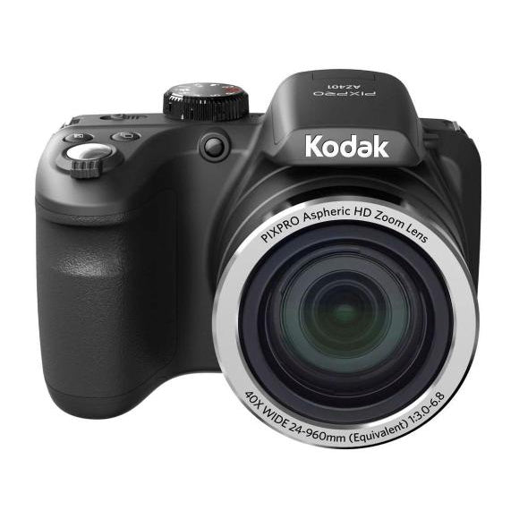 Kodak Pixpro AZ401 Bridge Camera with 3" LCD, Black - Refurbished Excellent