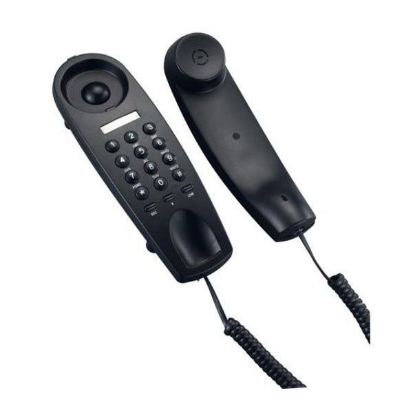 Currys Essentials Gondola Corded Phone, Black