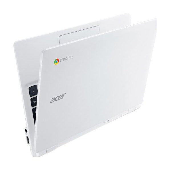 Acer CB3-111 11.6" Chromebook, Intel Celeron, 2GB RAM, 16GB eMMC, White (NX.MQNEK.001)